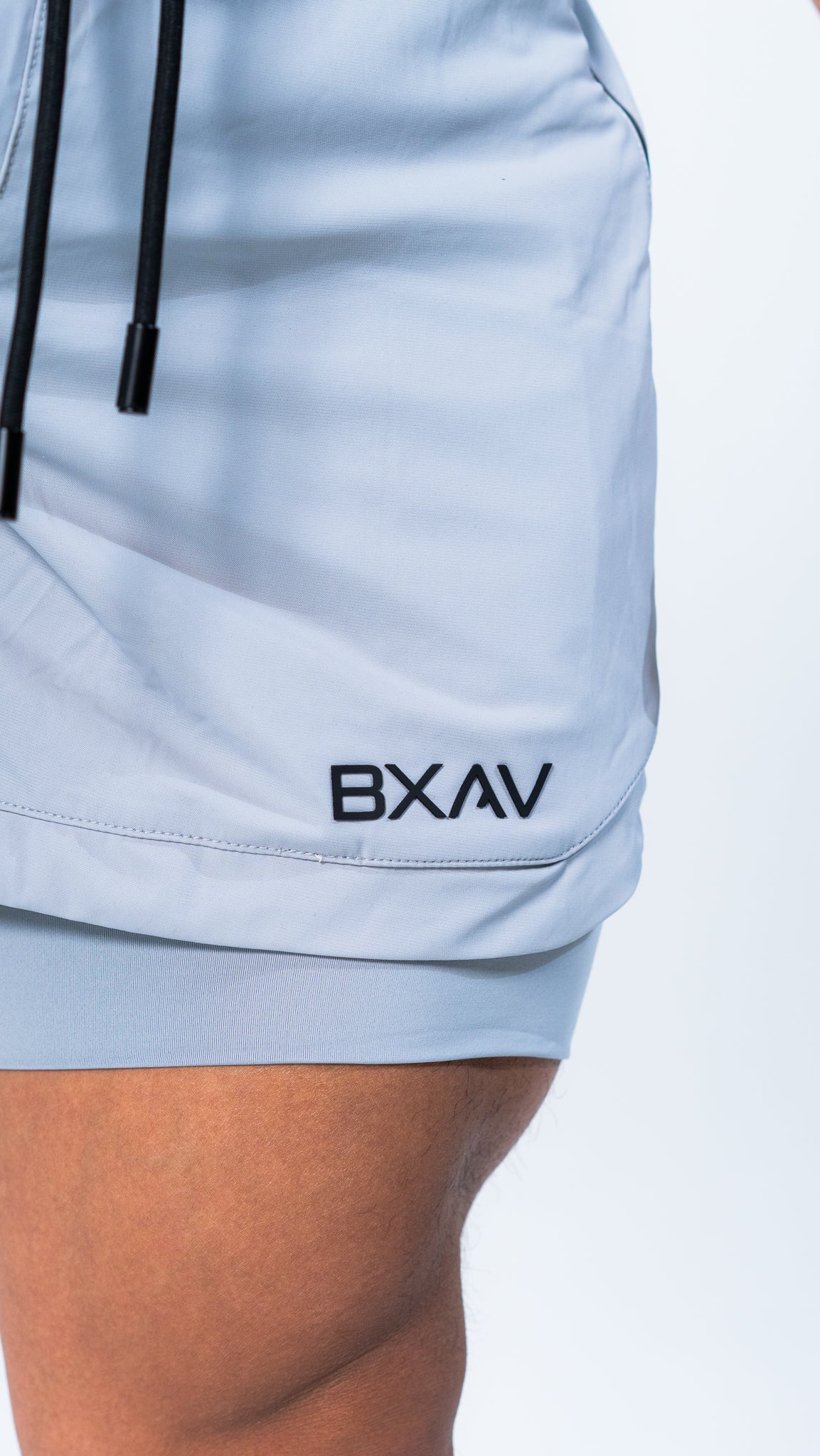 Lined Tech Shorts 5" Inseam (Slate Gray)